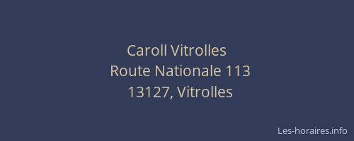 Caroll Vitrolles