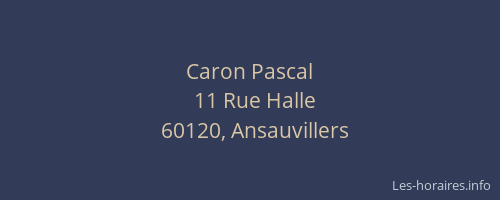 Caron Pascal