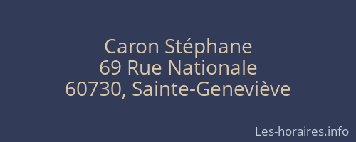 Caron Stéphane