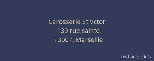 Carosserie St Vctor