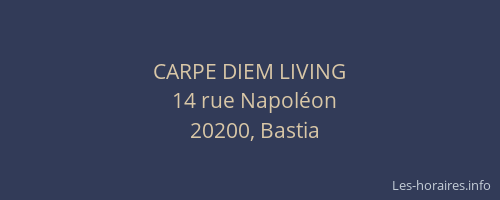 CARPE DIEM LIVING