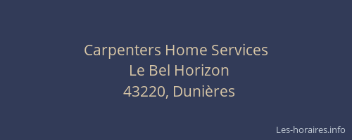 Carpenters Home Services