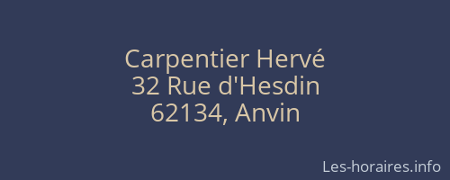 Carpentier Hervé