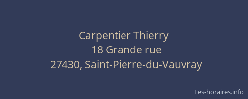 Carpentier Thierry