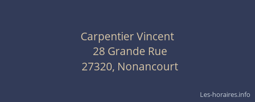 Carpentier Vincent