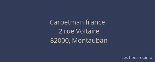 Carpetman france