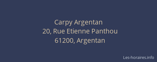 Carpy Argentan
