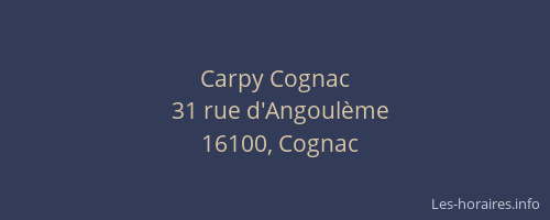 Carpy Cognac