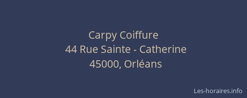 Carpy Coiffure
