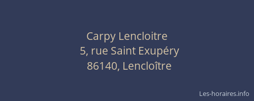 Carpy Lencloitre