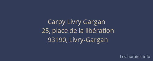 Carpy Livry Gargan
