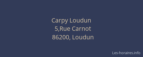 Carpy Loudun