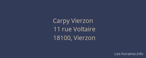 Carpy Vierzon