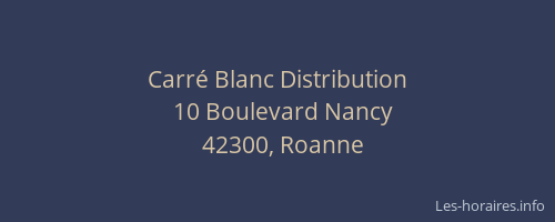 Carré Blanc Distribution