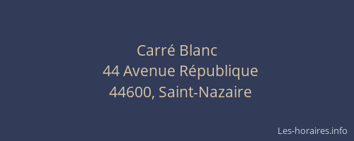 Carré Blanc