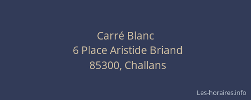 Carré Blanc