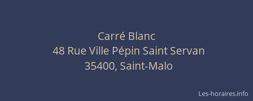 Carré Blanc