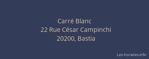 Carré Blanc