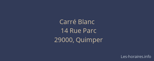 Carré Blanc