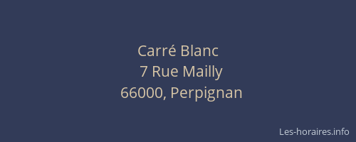 Carré Blanc