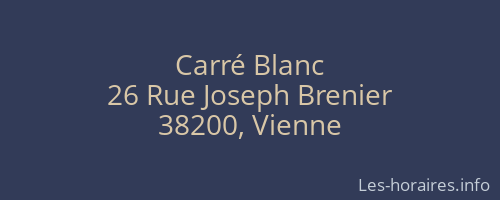 Carré Blanc