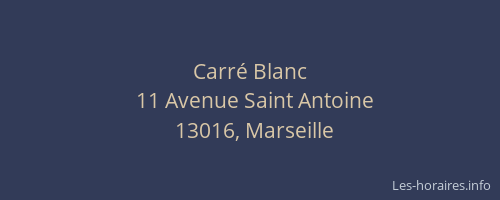 Carré Blanc