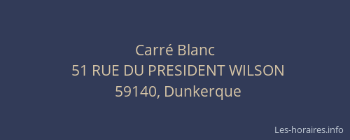 Carré Blanc