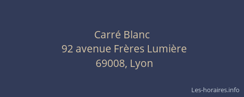 Carré Blanc