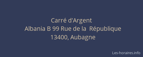 Carré d'Argent