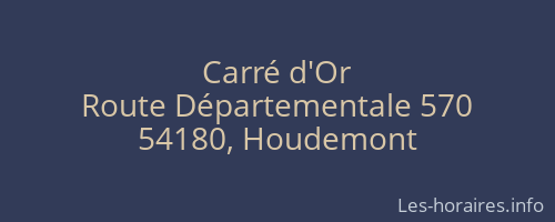 Carré d'Or