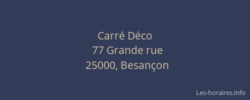 Carré Déco