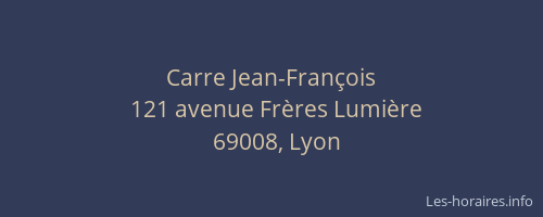 Carre Jean-François