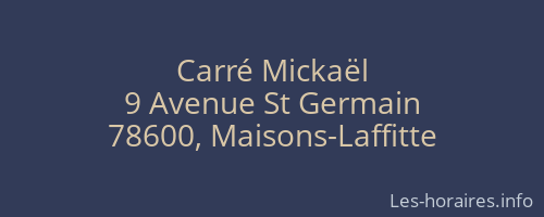 Carré Mickaël