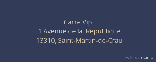 Carré Vip