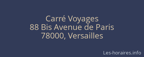 Carré Voyages