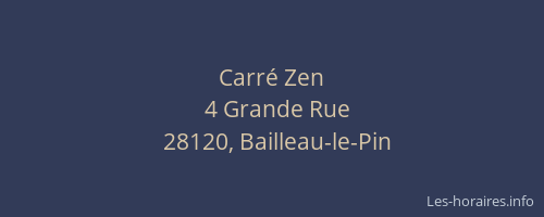 Carr&eacute; Zen