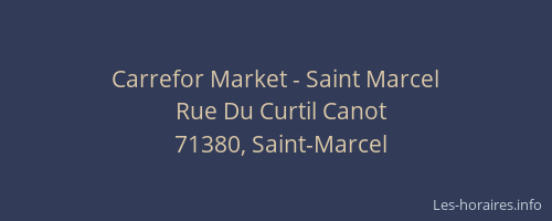 Carrefor Market - Saint Marcel
