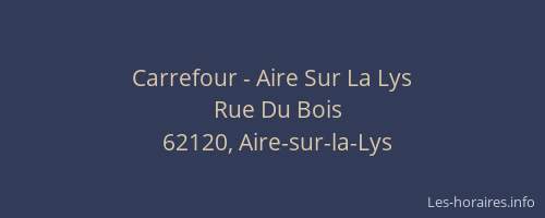 Carrefour - Aire Sur La Lys