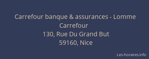 Carrefour banque & assurances - Lomme Carrefour