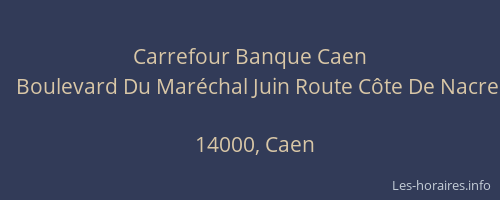 Carrefour Banque Caen