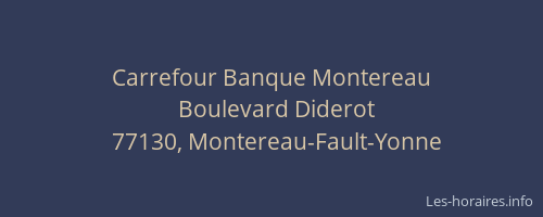 Carrefour Banque Montereau