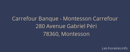 Carrefour Banque - Montesson Carrefour