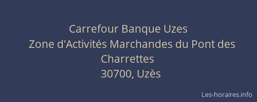 Carrefour Banque Uzes