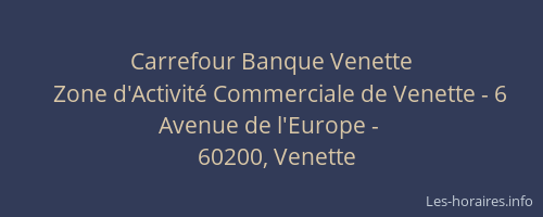 Carrefour Banque Venette