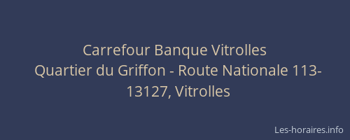 Carrefour Banque Vitrolles