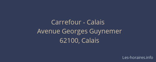 Carrefour - Calais