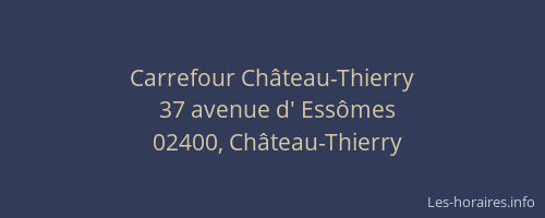 Carrefour Château-Thierry