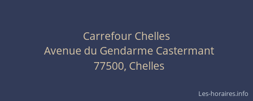 Carrefour Chelles