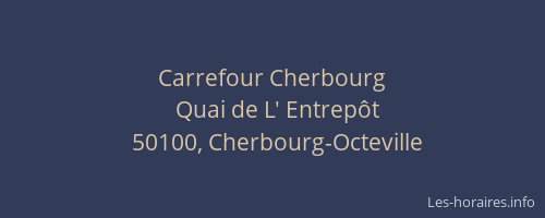 Carrefour Cherbourg