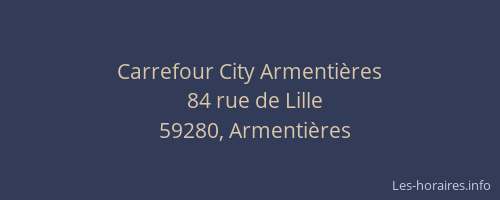 Carrefour City Armentières